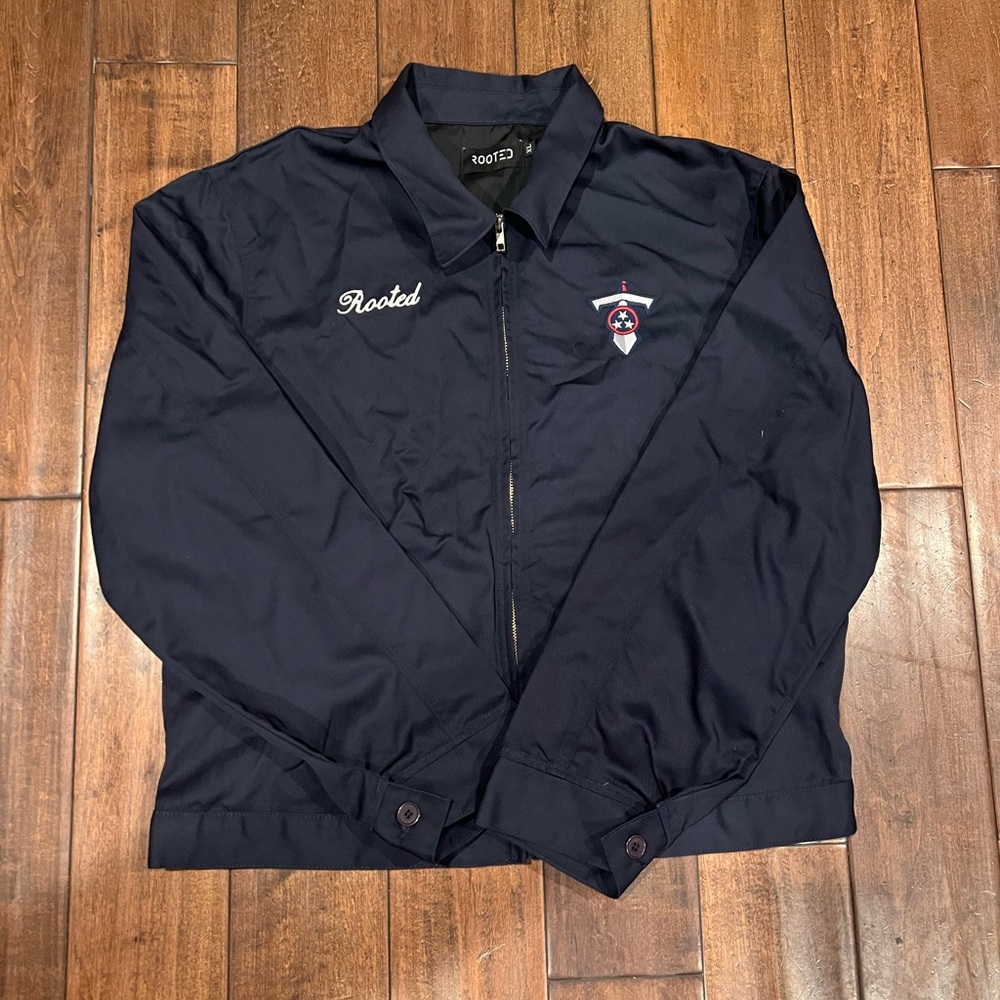 Rooted Brand - Insulated Eisenhower Jacket, Dark Navy Size -XL